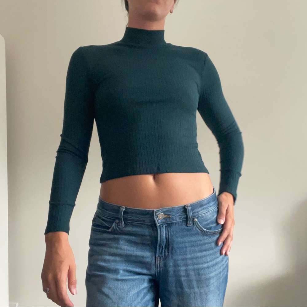 One Clothing Forest Green Knit Top